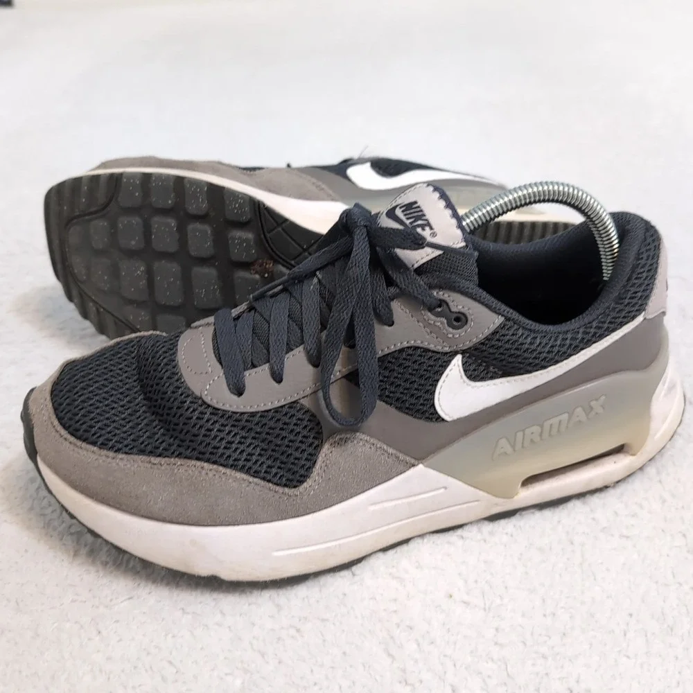 Nike‎ Mens Air Max SYSTM Dark Smoke Gray Running Shoes Sneakers 10.5 DM9537-002